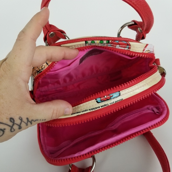 TRANSVERSION | Charlotte two handle novely purse - Picture 6 of 7